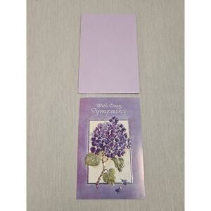 With Deep Sympathy - Greeting Card - P.S. Greetings VTG Unused Card